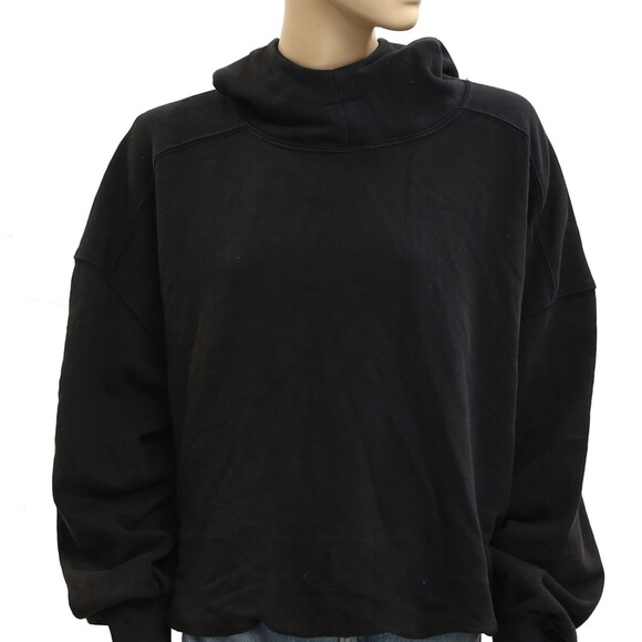 Free People We The Free Spirit Bubble Hoodie Sweatshirt Top Graphic M NWT 282904 - Picture 8 of 12